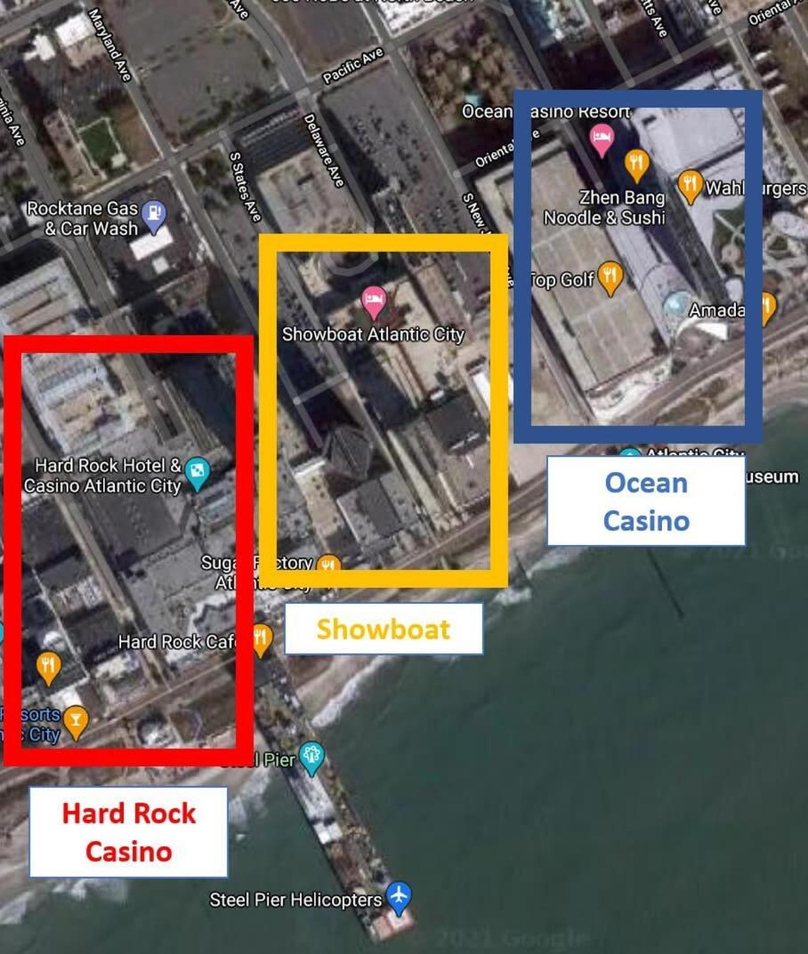 Huge Beachfront Condo Cozysuites At Showboat Atlantic City Eksteriør billede